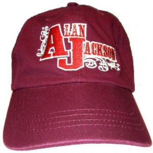 Maroon Scroll Hat