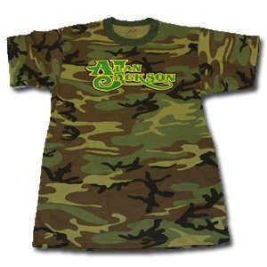 T-shirt - Camo/Green & Yellow Logo